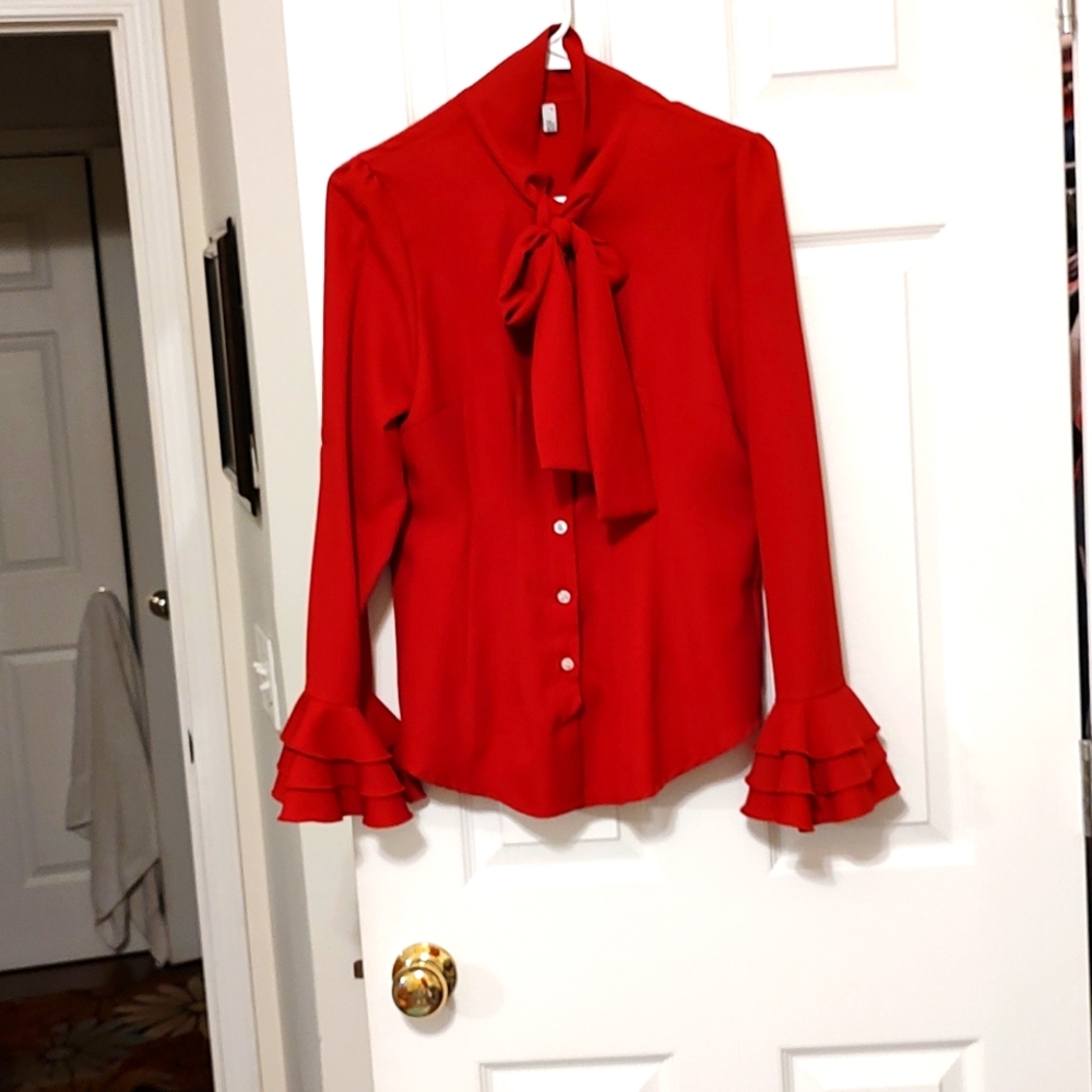 Women's blouse, size small, red